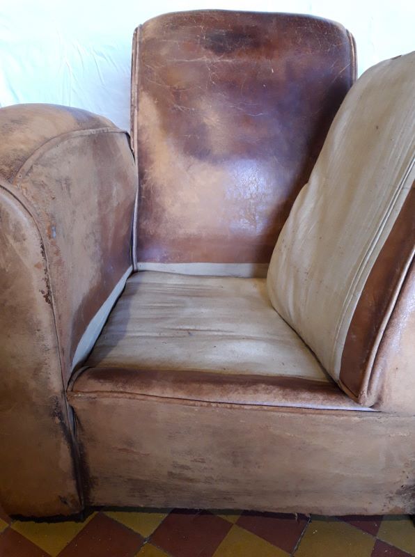 Club leather chair 50s