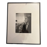 Silver print photo of Jeanne Moreau