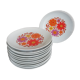 Service 12 plates winterling Bavaria 70s