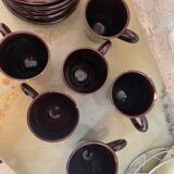 Vallauris, ceramic coffee service