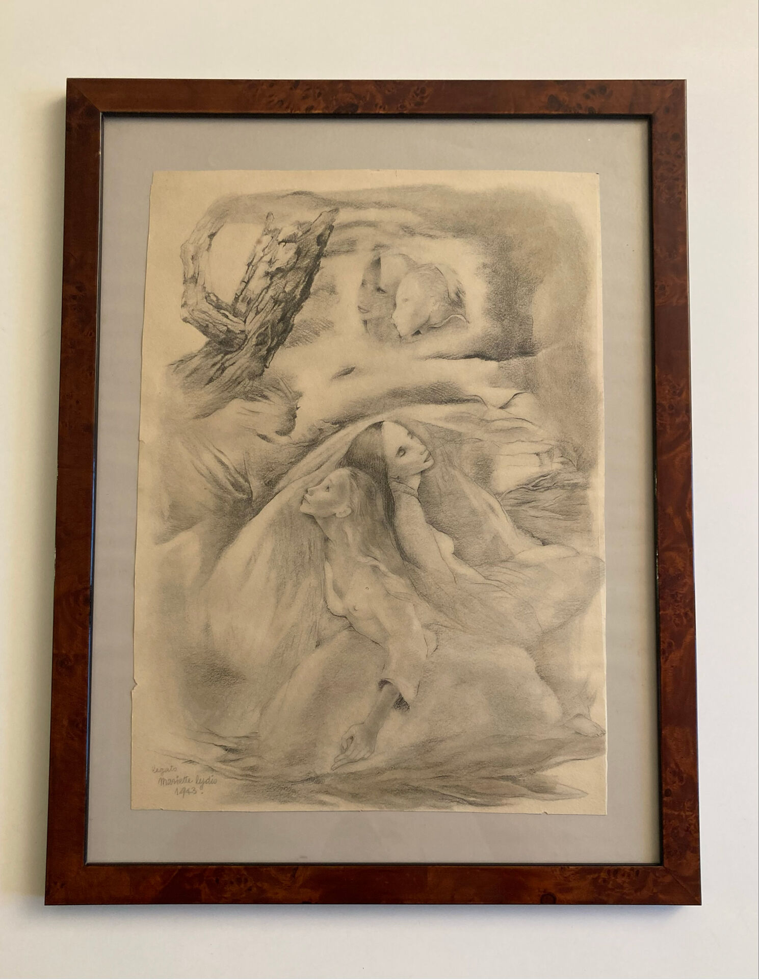 Lithograph titled, dated and signed Lydis Mariette (1887-1970)