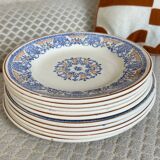 10 Longwy Rouennais iron earth plates