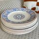 10 assiettes terre de fer Longwy Rouennais