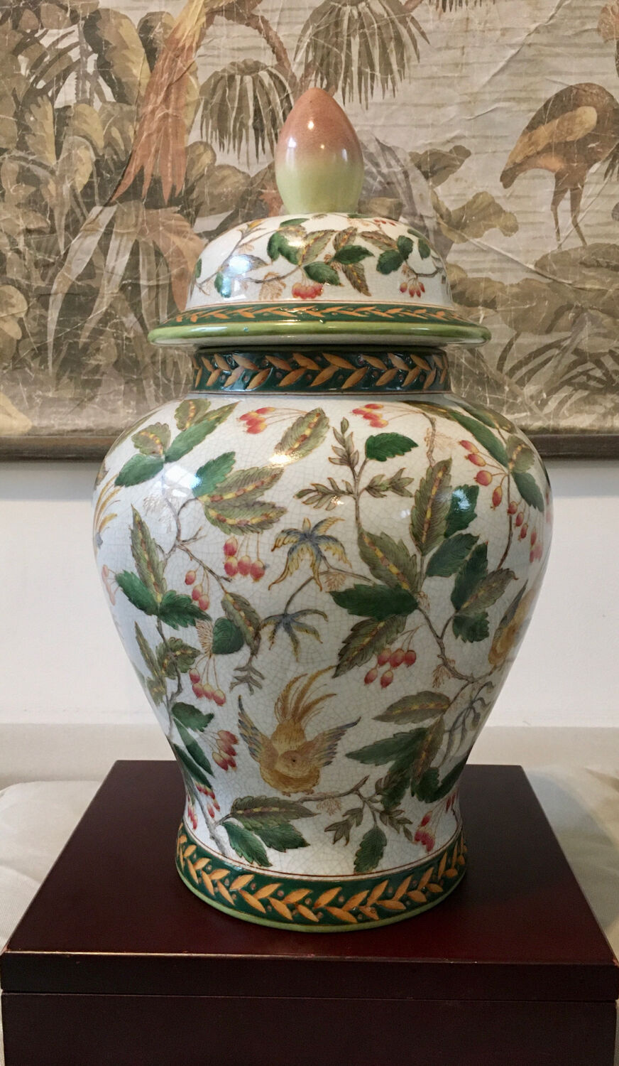 Covered jar, China