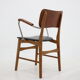 1960s Danish Teak and Beech Armchair
