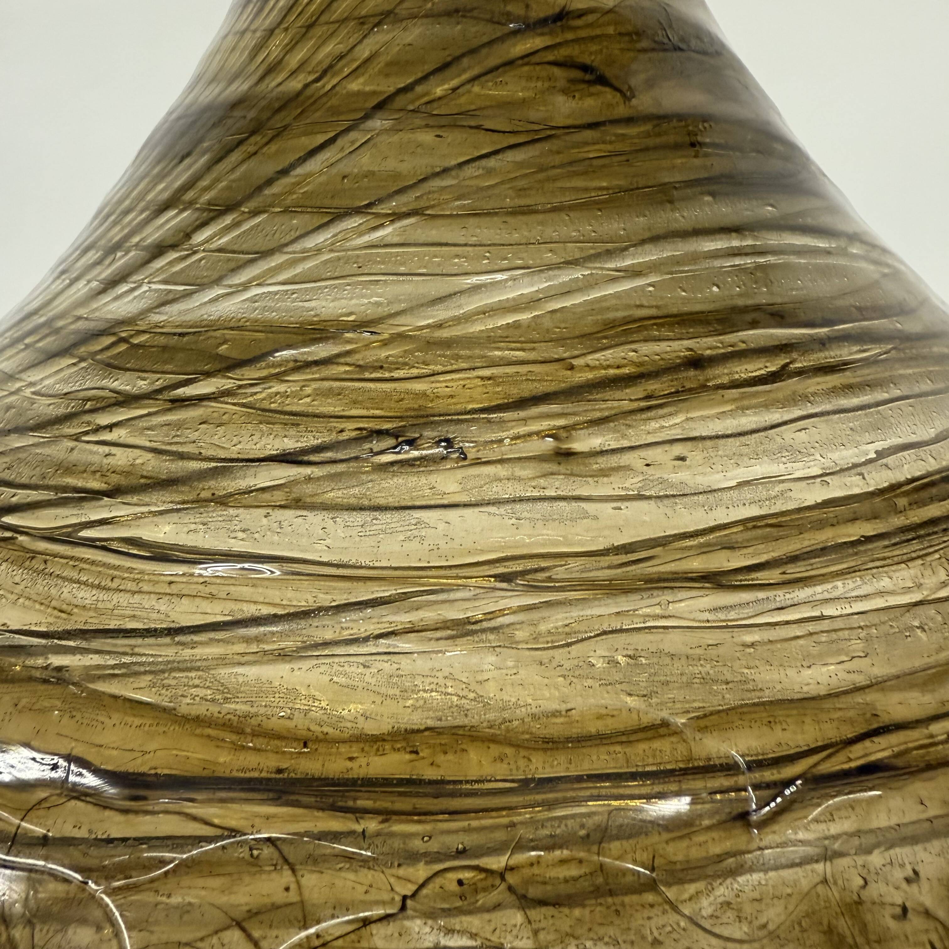 Mid century design lucite hanging Lamp , 1970s