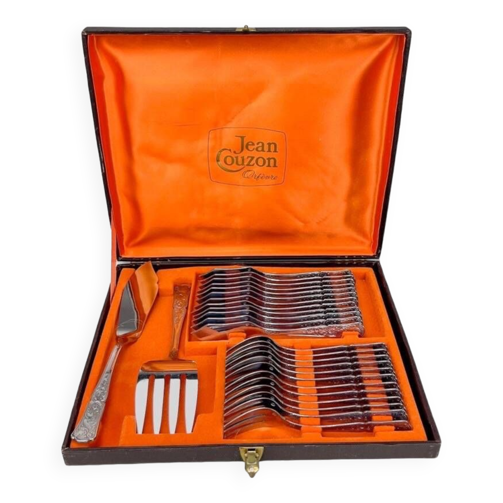 Stainless steel fish set 26 pieces Jean Couzon Orfèvre