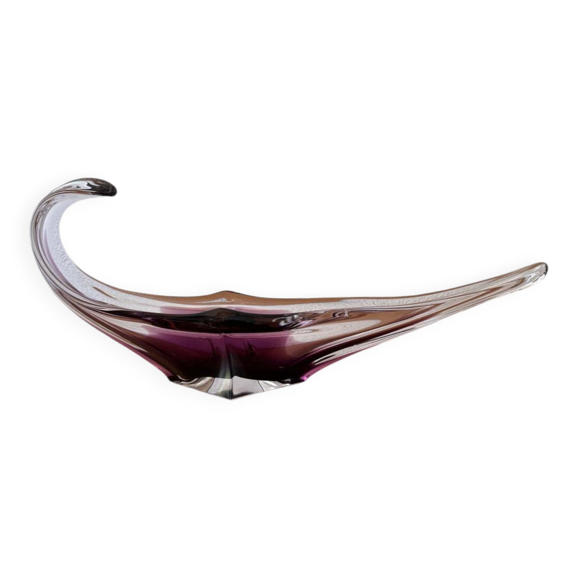 Amethyst crystal cup from the 70s