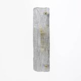 Pair of Mazzega-Style Crystal Natural Murano Glass Sconces