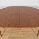Mid-Century Round Teak Dining Table by Nils Jonsson for Hugo Troeds, Sweden