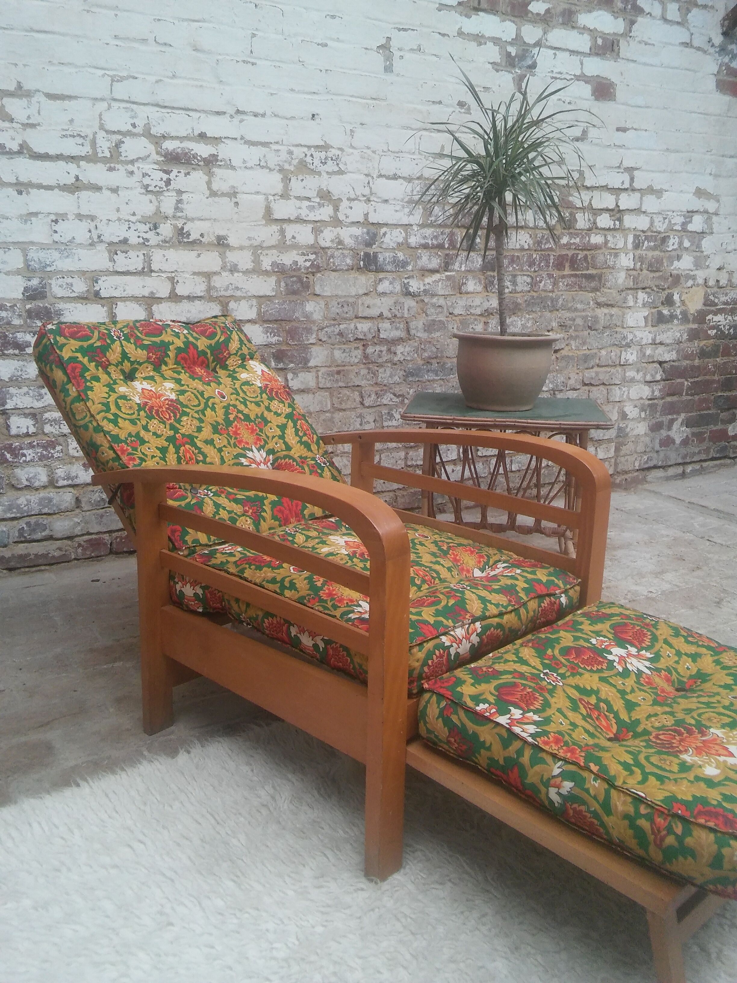 Floral armchair 1950