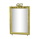 Louis XVI-style gilded bronze bevelled mirror 37cm x 23.5cm