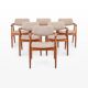 Vintage GM11 dining chairs from Glostrup Møbelfabrik, 1960s, set of 6