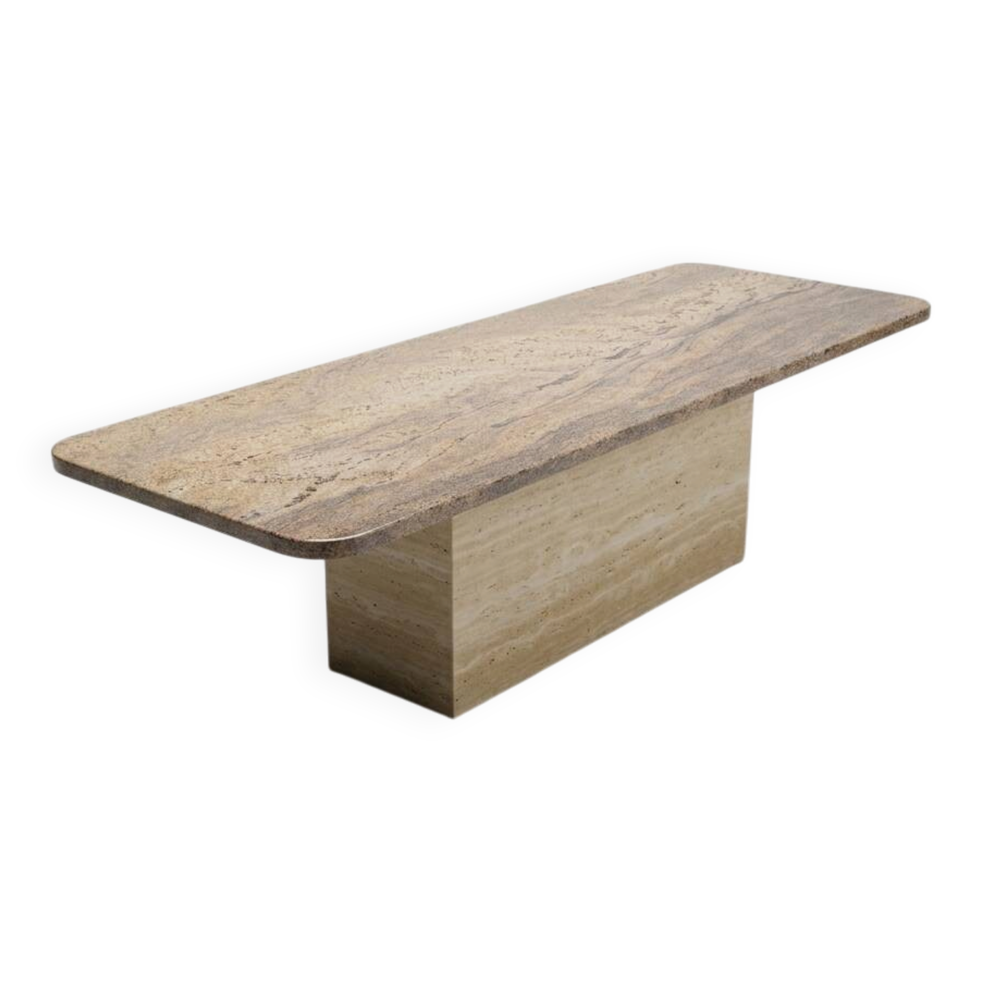 Table basse de style brutaliste