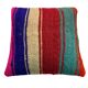 Vintage turkish kilim cushion cover , 40 x 40 cm