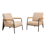 Pair of "Salon" armchairs by Jean Prouvé for Vitra 00's