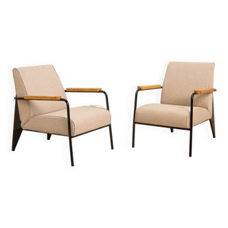 Paire de fauteuils "Salon" par Jean Prouvé pour Vitra 00's