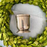 Antique silver-plated egg cup