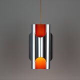 Lampe suspendue vintage danoise Pantre par Bent Karlby, Lyfa, années 1970