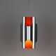 Vintage Danish pendant lamp Pantre by Bent Karlby, Lyfa, 1970s.