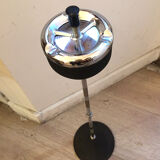 Standing ashtray, metal and chrome, 1970