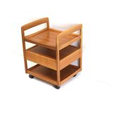 Vintage bar cart / serving trolley on wheels