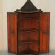 Pair of polychrome corner cabinets George I circa 1700