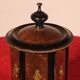 Napoleon III Cigar Humidor in Blackened Wood and Brass
