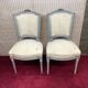 Pair of antique Louis XVI style chairs, completely renovated