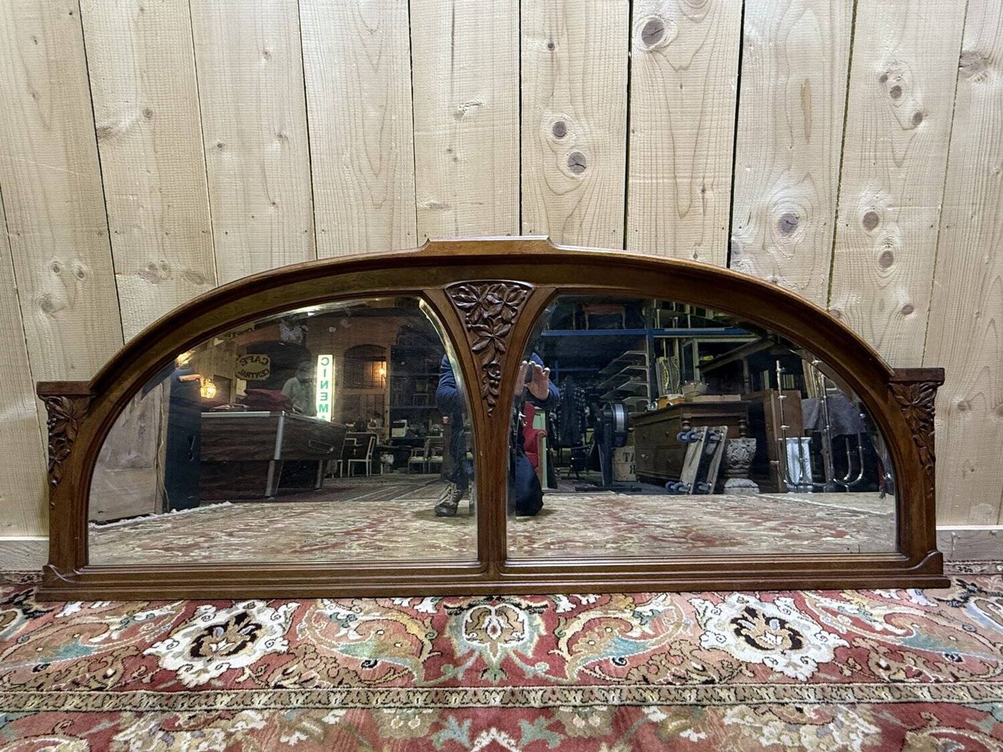 Miroir de brasserie - bistrot Art Déco
