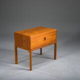 Mid-century modern no. 384 teak bedside table by Aksel Kjersgaard, Denmark, 1960s