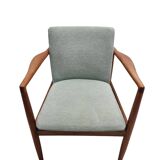 Set of 2 Danish teak dining chairs/armchairs