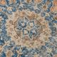 7x10 Turkish Blue & Peach Handmade Persian Rug, 220x304Cm