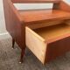 Pair of Scandinavian teak bedside tables from the 60s-70s