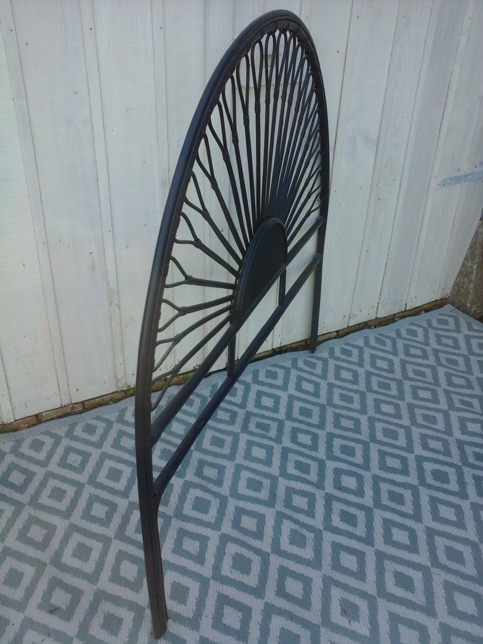 Headboard rattan for 2 people