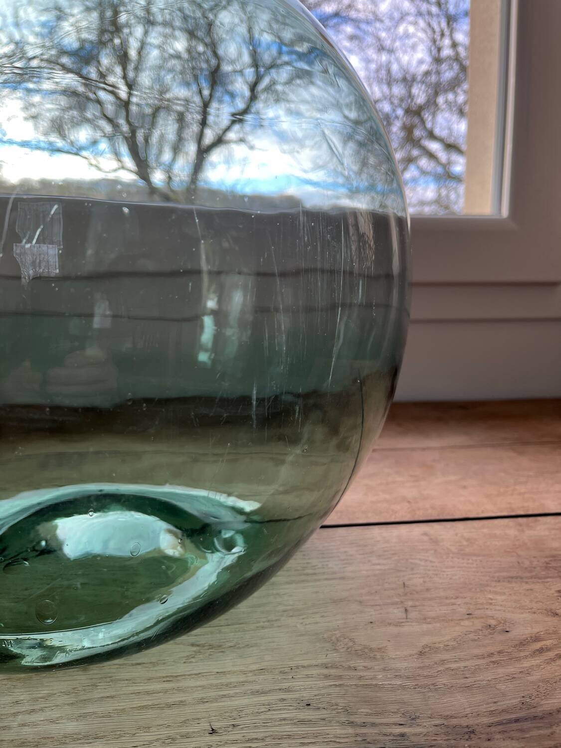 30L turquoise green demijohn