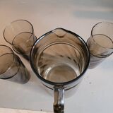 Smoked glass water service