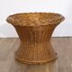 Vintage rattan stool 1960