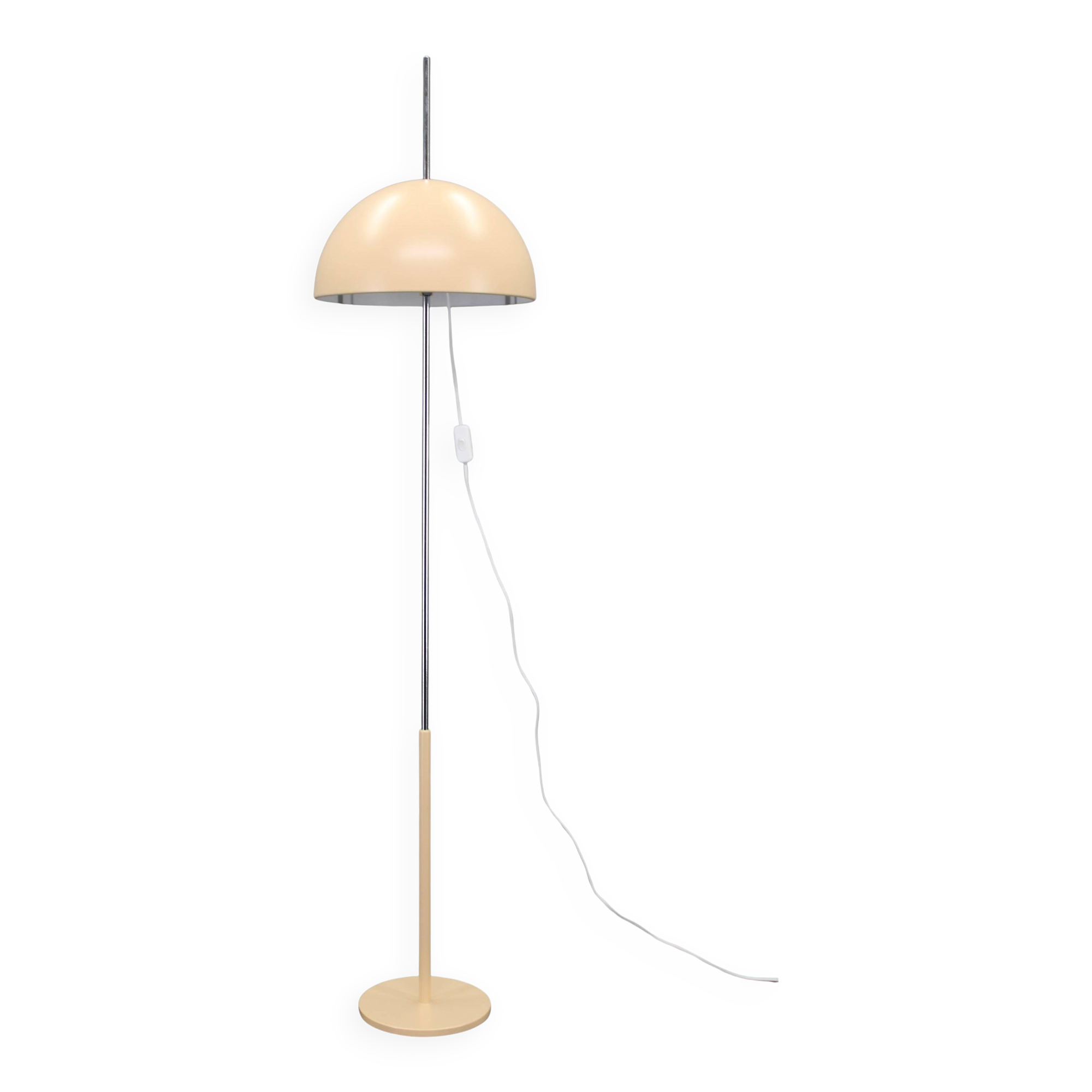 Lampadaire champignon Napako avec abat-jour réglable en hauteur, Tchécoslovaquie 1970