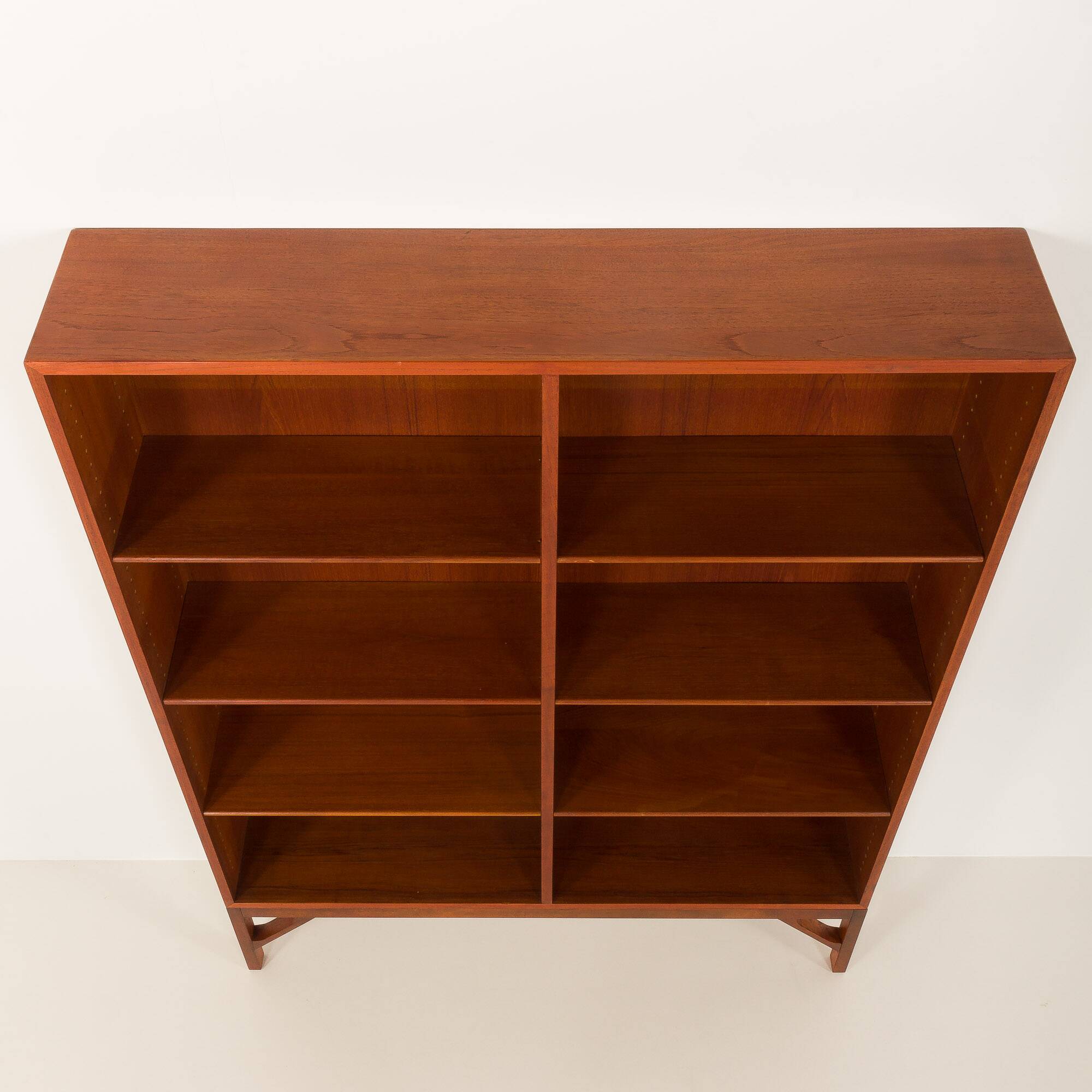 Borge Mogensen China series teak bookcase for C. M. Madsen, Denmark, 1960s