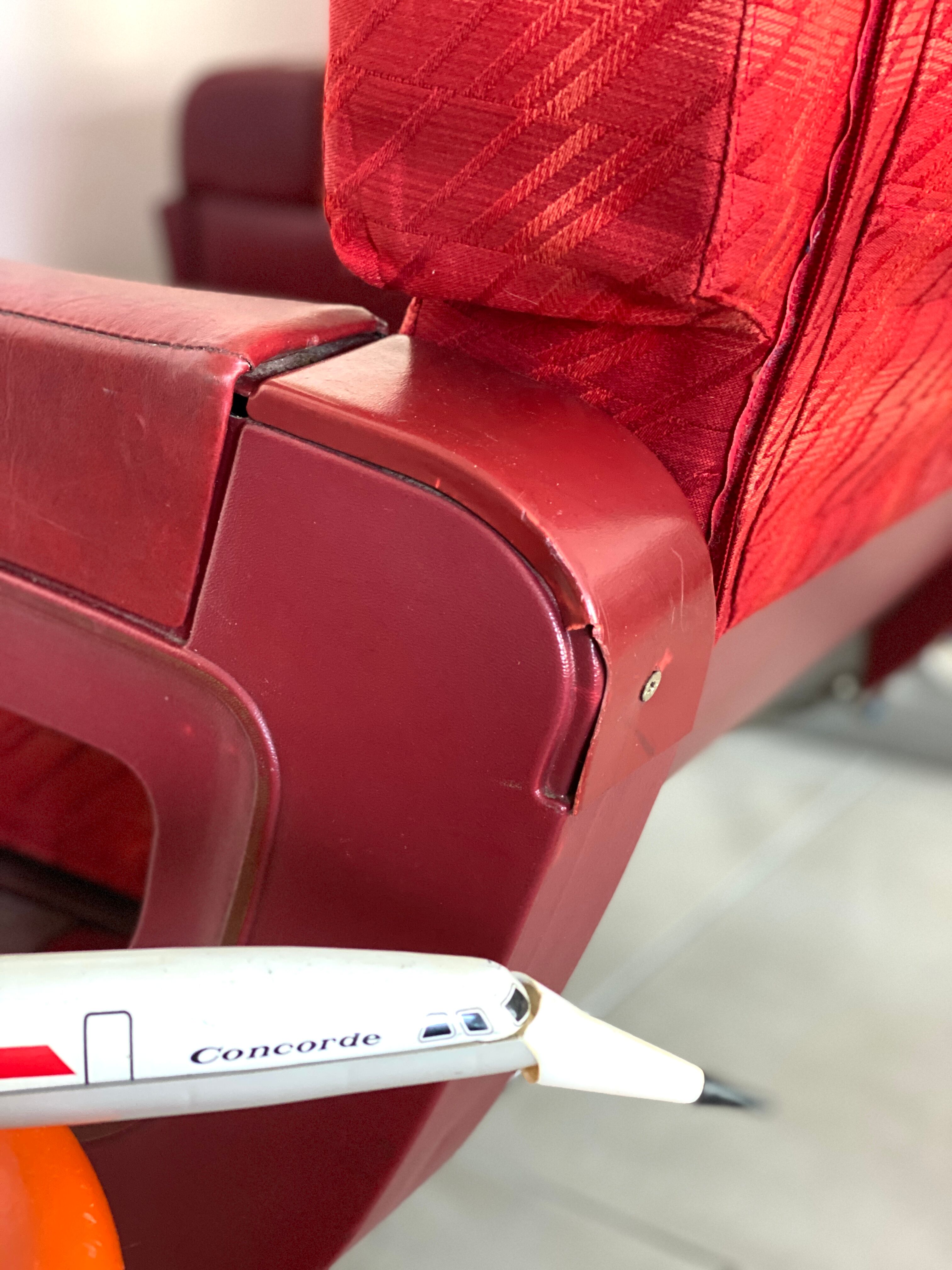 Vintage Air France aircraft chairs