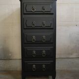 Vintage black chiffonier