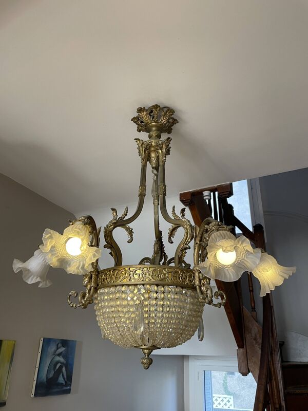 Lustre ancien début XX eme