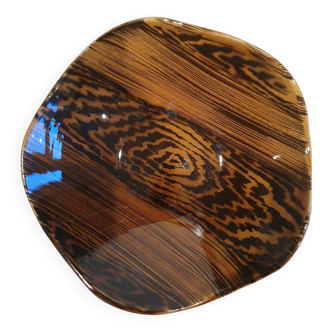 Sarreguemines Mahogany Dish