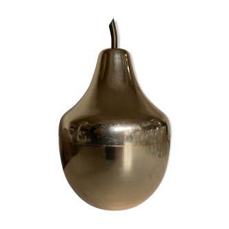 Metal pear ice bucket 1960 Italian work