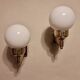 Pair of Astoria brass wall lights by Josef Hoffmann, WOKA Vienna re-edition