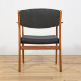 Mid-Century Teak & Leather Armchair by Erik Buck for Ørum Møbelfabrik, Denmark 1960s