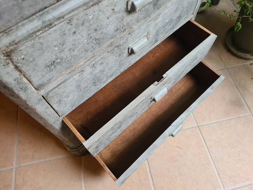Antique chest of drawers with antique patina