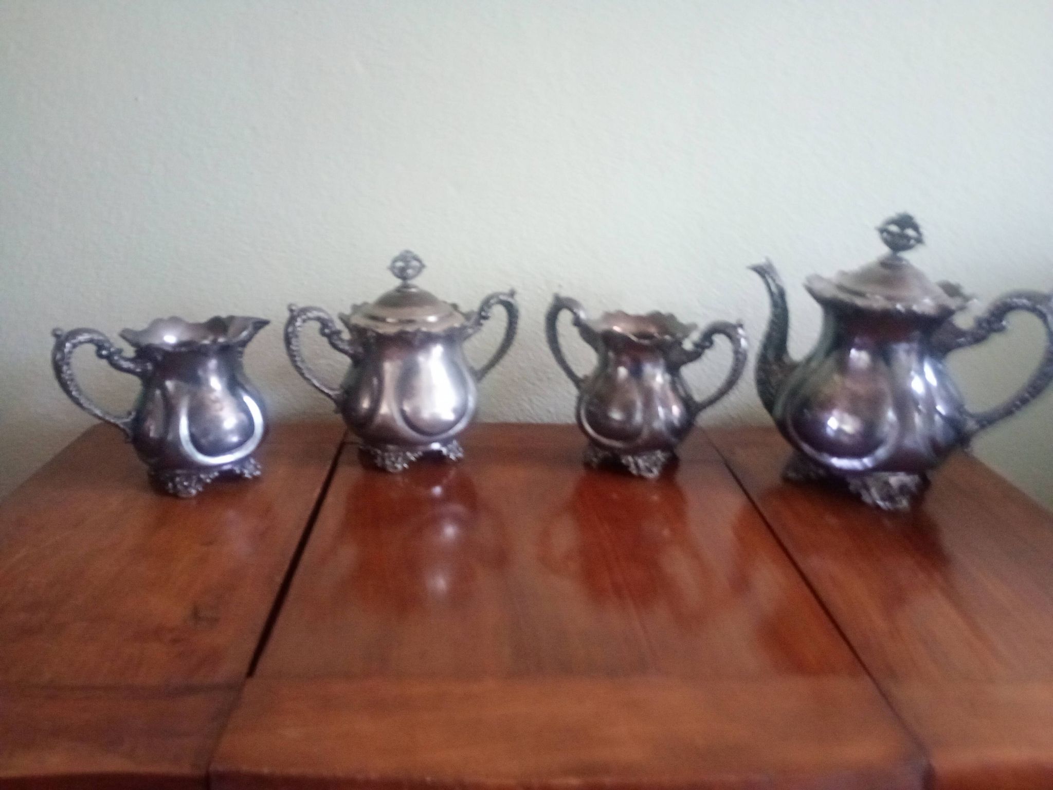 WEBSTER & SON - Antique coffee or tea service - Art Nouveau USA New York