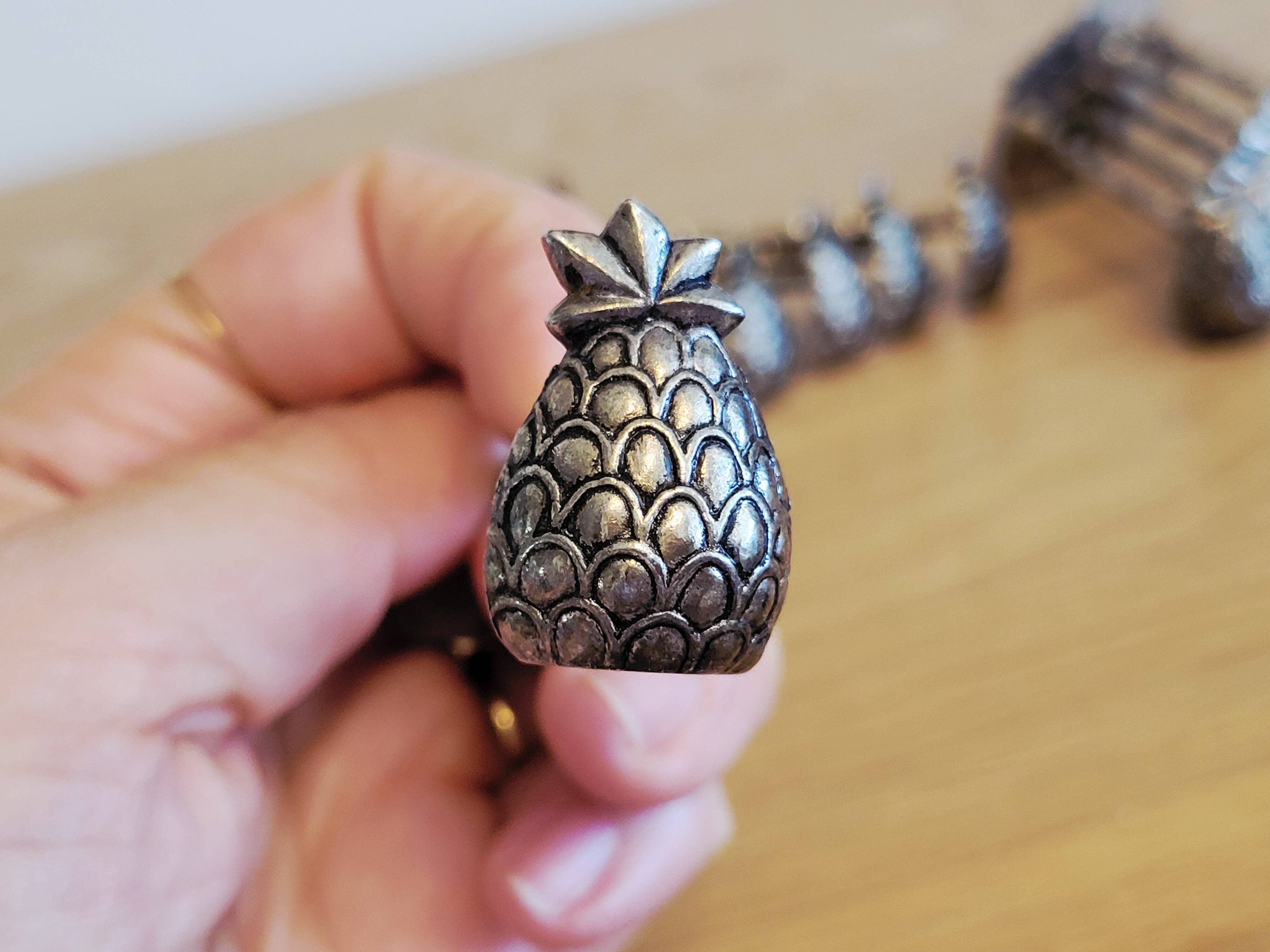 10 Silver-Plated Metal Art Deco Knife Rests in the Shape of an 'A'